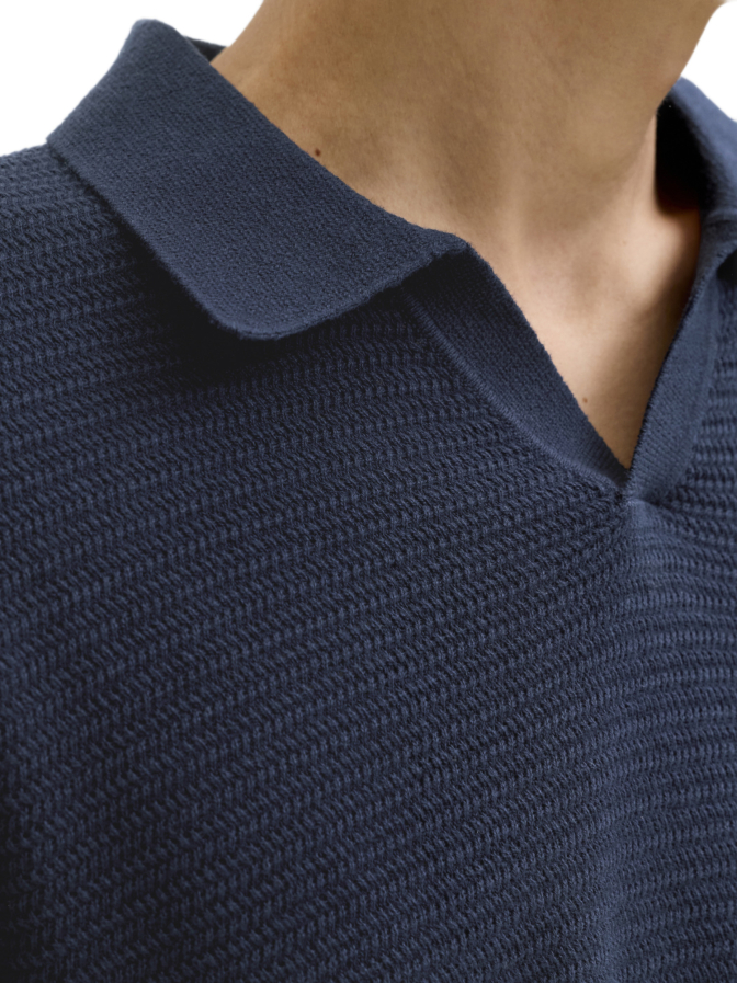 JACK & JONES Poloshirt Flachstrick JPRBLURILEY bei Robert Ley