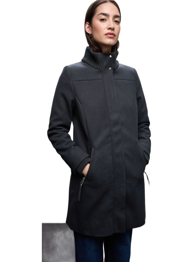 Street One Mantel mit Strickdetails bei Robert Ley