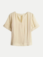 Opus Boxy Shirtbluse Filkara 50010-honey butter bei Robert Ley