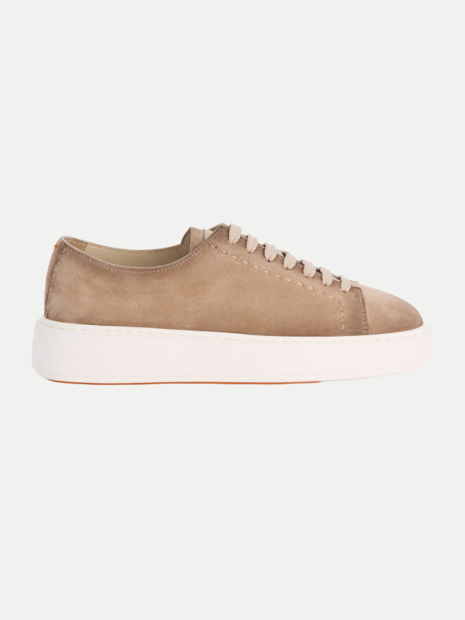 Santoni Sneaker Ultraleicht aus Wildleder bei Robert Ley