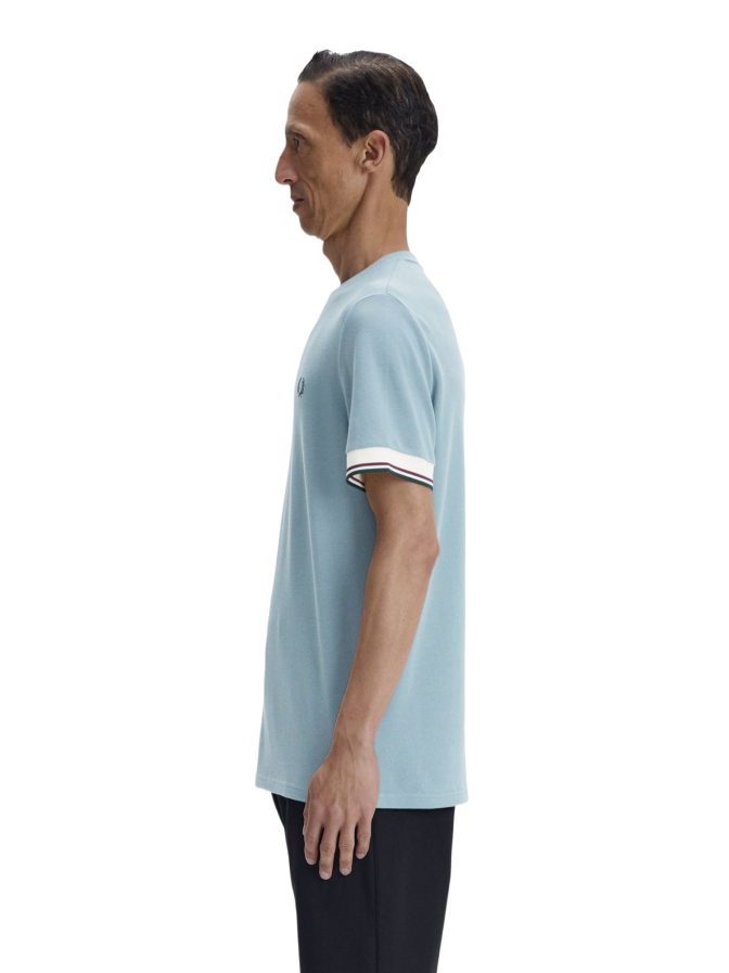 Fred Perry T-Shirt mit Kontrast-Bündchen bei Robert Ley