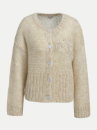 Milano Italy Oversized Cardigan 111-CREAM bei Robert Ley