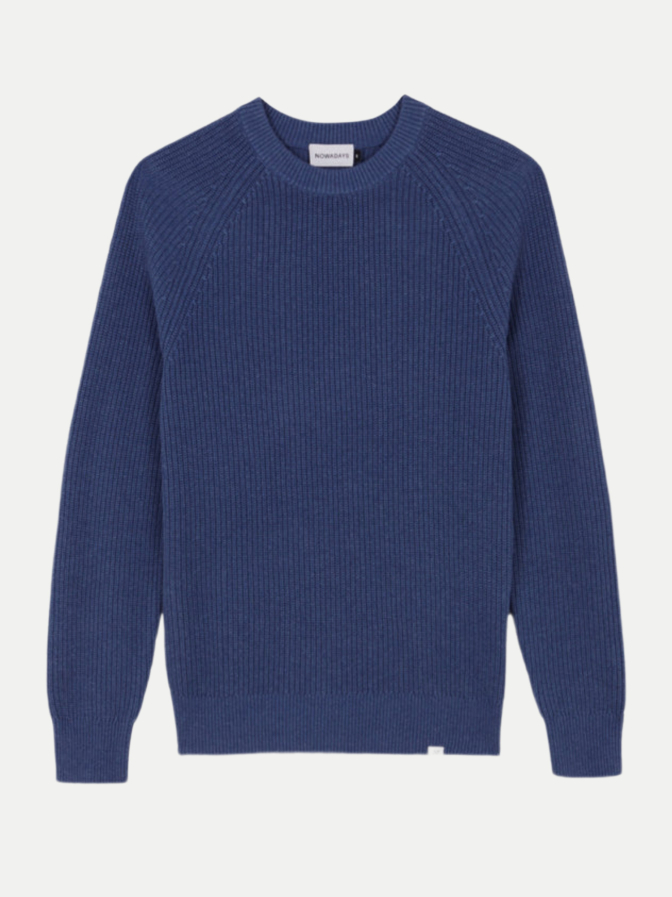 Nowadays Halbcardigan-Struktur Pullover bei Robert Ley