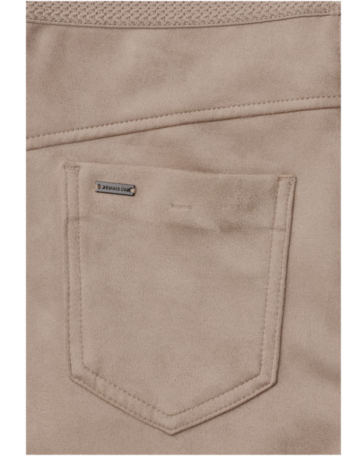Street One Skinny-Fit Hose aus Velours bei Robert Ley