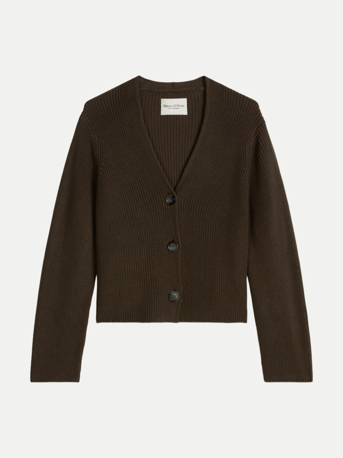 Marc O'Polo Cardigan mit V-Ausschnitt bei Robert Ley