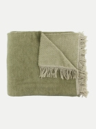 Claudi Decke Plaid Unami -150x200 cm olive-olive bei Robert Ley