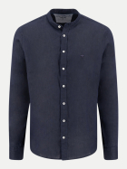 Fynch-Hatton Premium Linen, Stand-Up, 1/1 685-navy bei Robert Ley