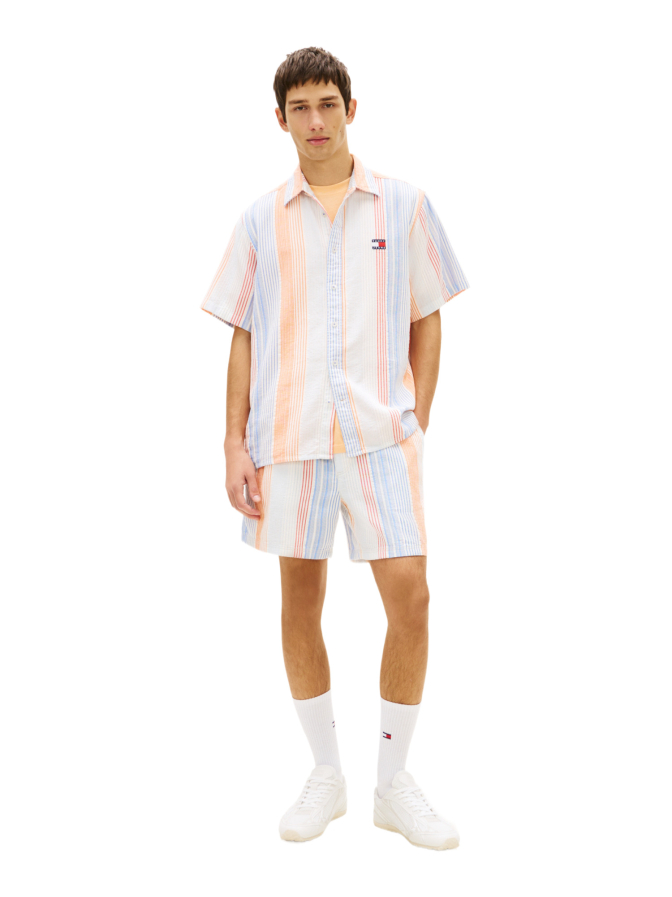 Tommy Jeans Relaxed-Fit Shorts mit Dobby-Streifen bei Robert Ley