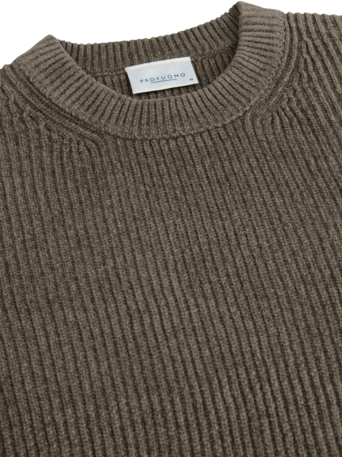 PROFUOMO Pullover Chenille Crewneck bei Robert Ley