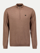 No Excess Troyer mit halbem Reißverschluss 041-Light Brown bei Robert Ley