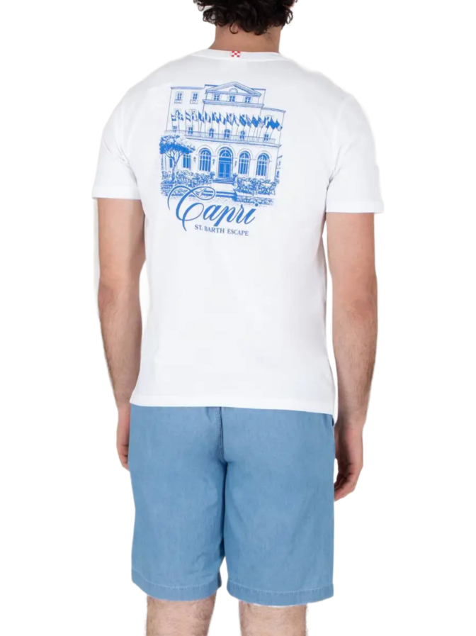 MC2 Saint Barth T-Shirt mit Capri Backprint bei Robert Ley