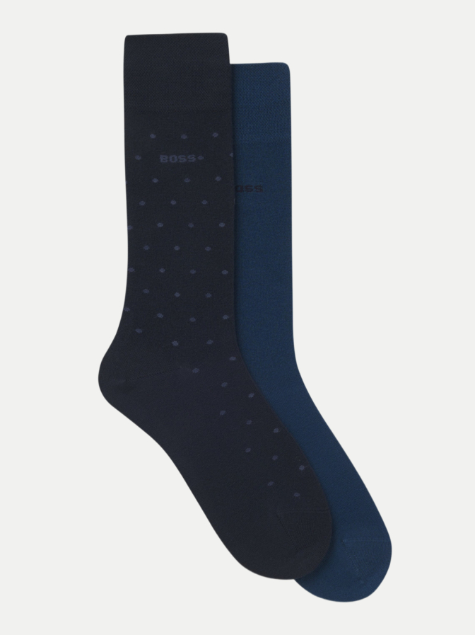 BOSS Zweier-Pack mittelhohe Socken bei Robert Ley