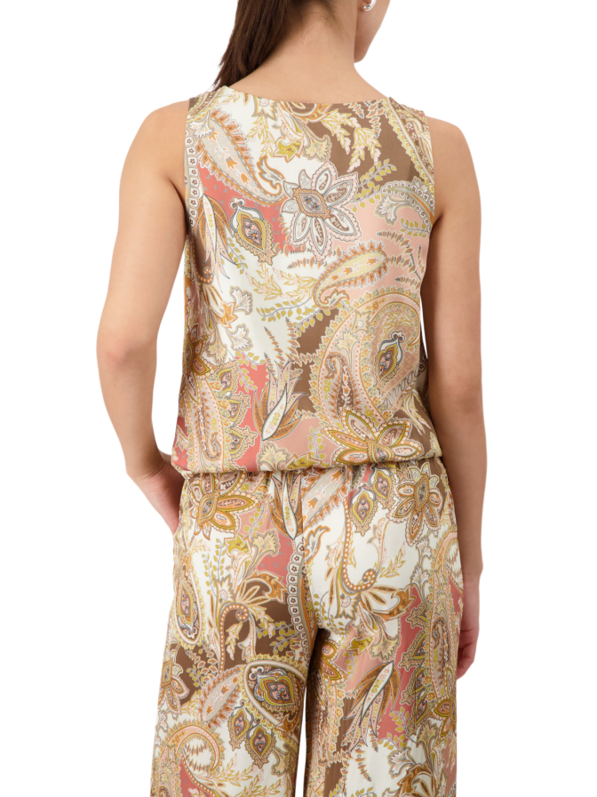 Monari Blusen-Top mit Paisleymuster bei Robert Ley