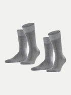 FALKE 2er Pack Socken 3390-light greymel. bei Robert Ley