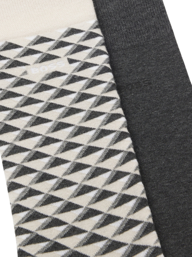 BOSS 2er-Pack Socken Minipattern bei Robert Ley
