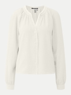 Q/S designed by Tunikabluse mit Spitze am Ausschnitt 0200-WHITE bei Robert Ley