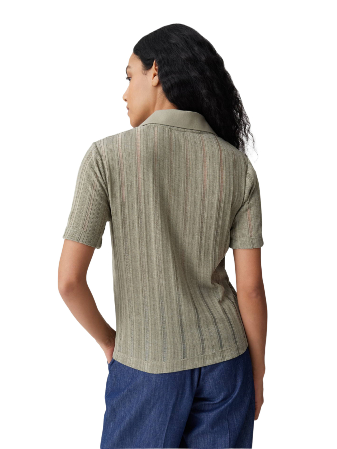 Opus Poloshirt Sugaha mit V-Ausschnitt bei Robert Ley