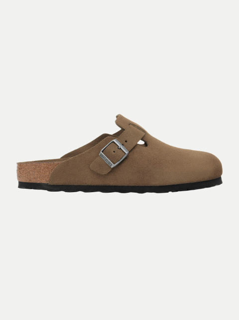 Birkenstock Sandale Boston LEVE Dark Tea Tonal bei Robert Ley