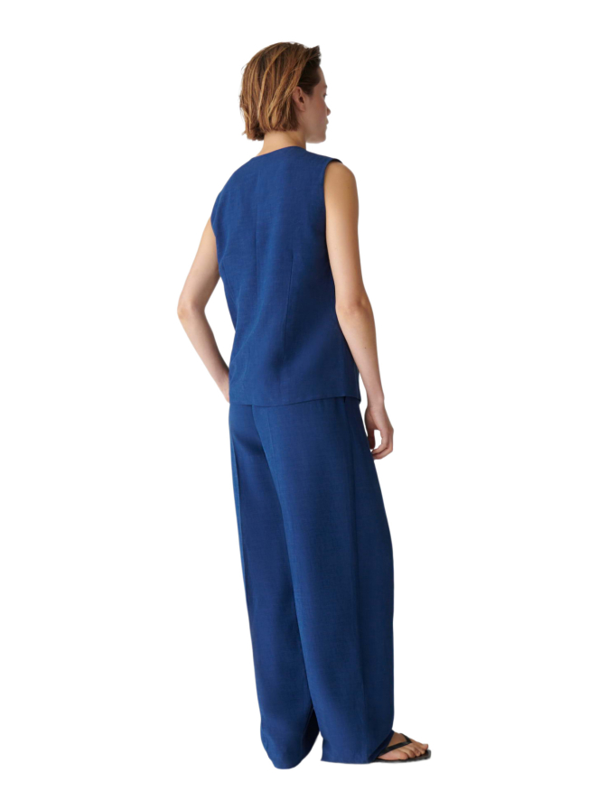 Opus Pants Hose Moira bloom aus Viskose Leinen Mix bei Robert Ley