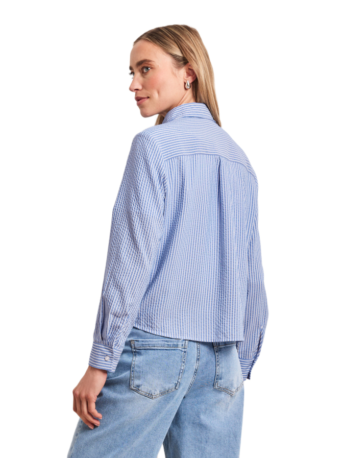 Street One Hemdbluse in Seersucker-Qualität bei Robert Ley