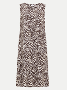 Cecil Midikleid mit Zebraprint 37673-brown cacao bei Robert Ley