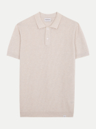 Nowadays Poloshirt in Rippstruktur 239-almond milk bei Robert Ley