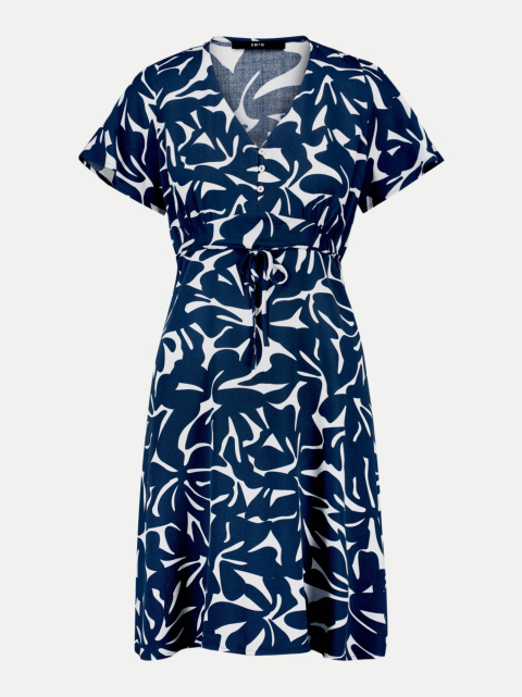 Zero Kurzes Kleid mit Allover-Print bei Robert Ley
