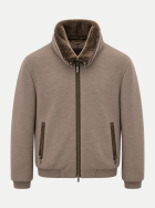 MooRER Blouson Bellati u0253-taupe bei Robert Ley