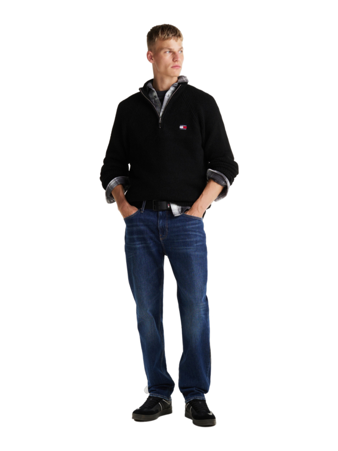 Tommy Jeans Pullover mit Viertel-Reißverschluss bei Robert Ley