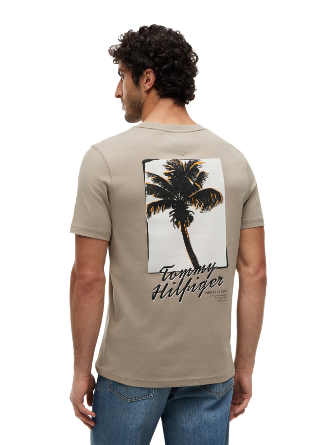 Tommy Hilfiger T-Shirt mit Rückenprint bei Robert Ley