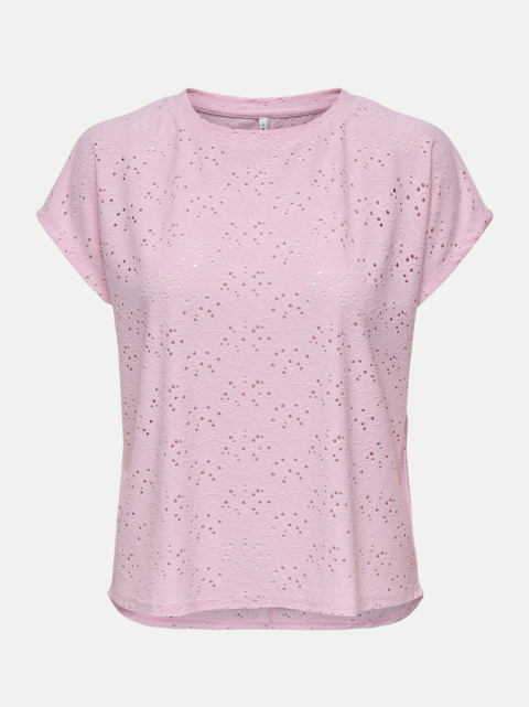 Only T-Shirt Onlsmilla mit Lochstickerei bei Robert Ley