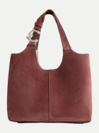 COCCINELLE Tasche C-Easy Suede R49 berry bei Robert Ley