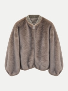 Studio AR Bomberjacke in Fell-Optik choco bei Robert Ley