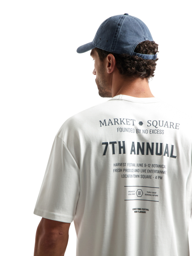 NO EXCESS Interlock-T-Shirt mit Rückenprint bei Robert Ley