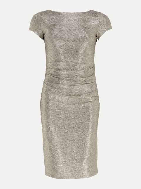 Swing Cocktailkleid aus foliertem Jersey bei Robert Ley