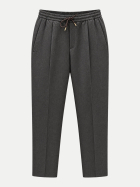 Briglia 1949 Tapered-Fit Wollhose mit Kordelzug 56-braun bei Robert Ley