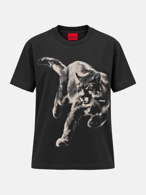 HUGO T.Shirt Daffilo mit Druck bei Robert Ley