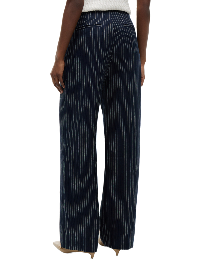 Tommy Hilfiger Nadelstreifenhose mit Knopfdetails bei Robert Ley