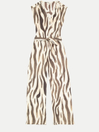 Garcia Jumpsuit mit Zebramuster 2082-WHITE bei Robert Ley