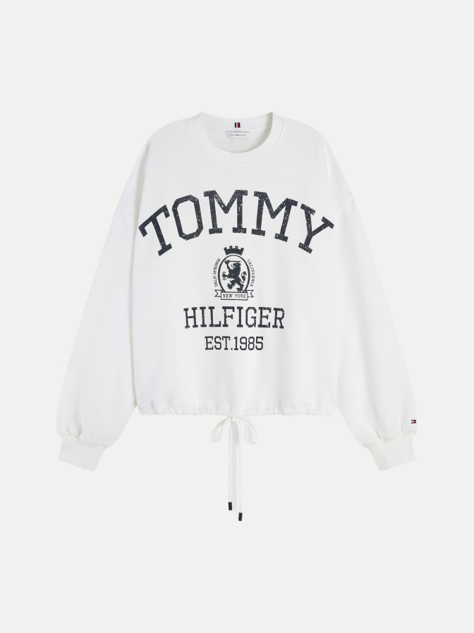Tommy Hilfiger Sweatshirt mit Logo-Schriftzug bei Robert Ley