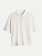 Opus Poloshirt Somelli mit Rippstruktur 1004-milk bei Robert Ley