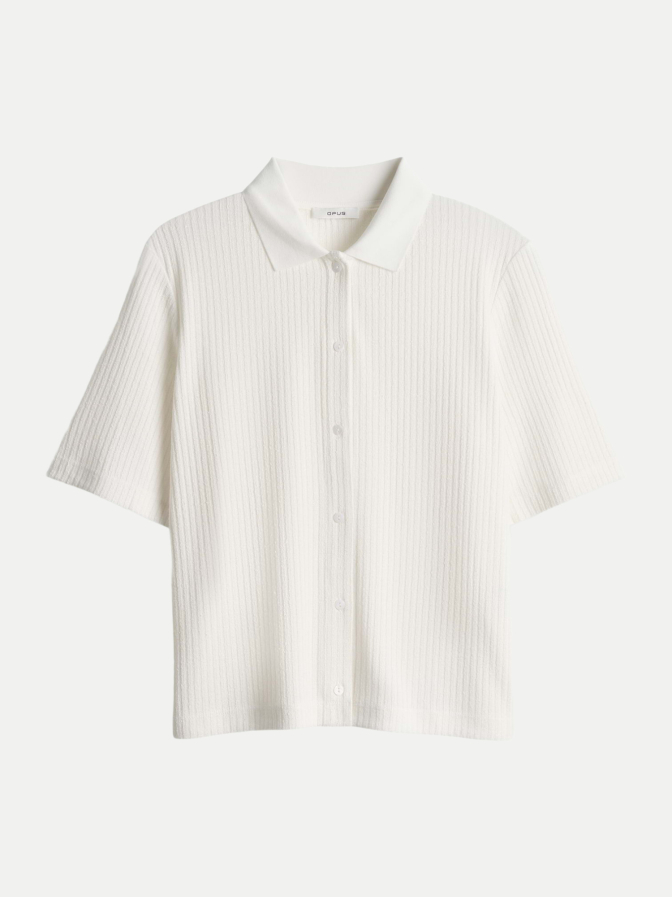 Opus Poloshirt Somelli mit Rippstruktur bei Robert Ley