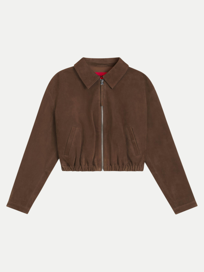 HUGO Jacke aus Veloursleder bei Robert Ley