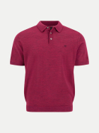Fynch-Hatton Strickpoloshirt aus Wolle 416-grape bei Robert Ley