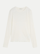 Tom Tailor Denim Basic Langarmshirt 10332-off white bei Robert Ley