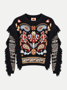 Farm Rio Pullover LOVE PAISLEY CORNELLI black bei Robert Ley