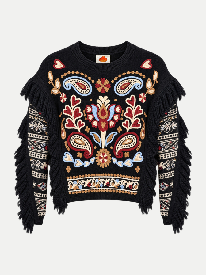 Farm Rio Pullover LOVE PAISLEY CORNELLI bei Robert Ley