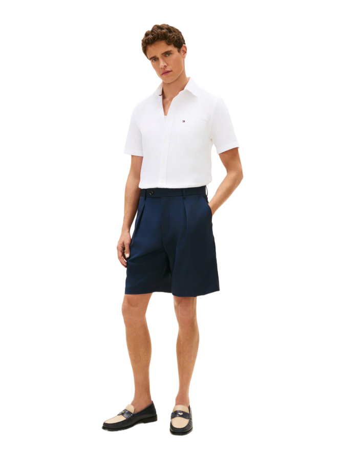 Tommy Hilfiger Kurzarm-Hemd in Seersucker-Qualität bei Robert Ley