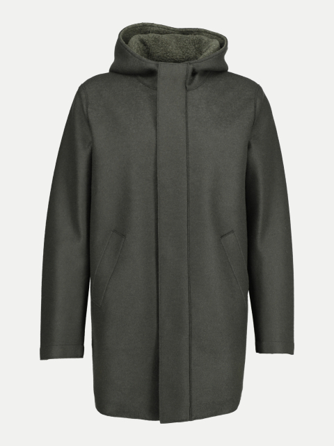 Harris Wharf London oll-Parka mit Teddyfutter bei Robert Ley
