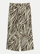 s.Oliver BLACK LABEL Wide-Leg Hose mit Zebramuster 04A0-WHITE bei Robert Ley